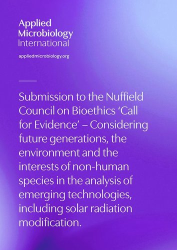 Submission to the Nuffield Council on Bioethics Call for Evidence ...