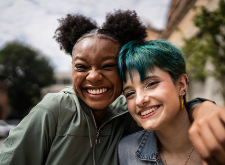 Happy girls