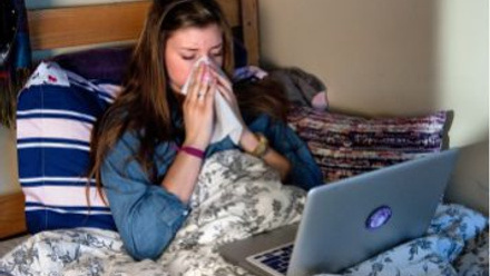 Sick student