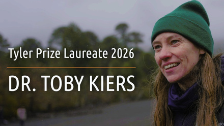 Dr Toby Kiers Tyler Prize 2026